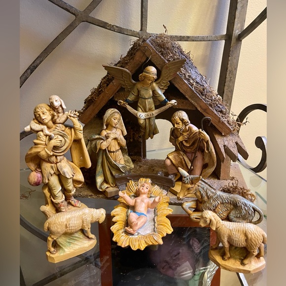 fontanini Holiday Fontanini Depose Italy Vintage Nativity Set Of 9